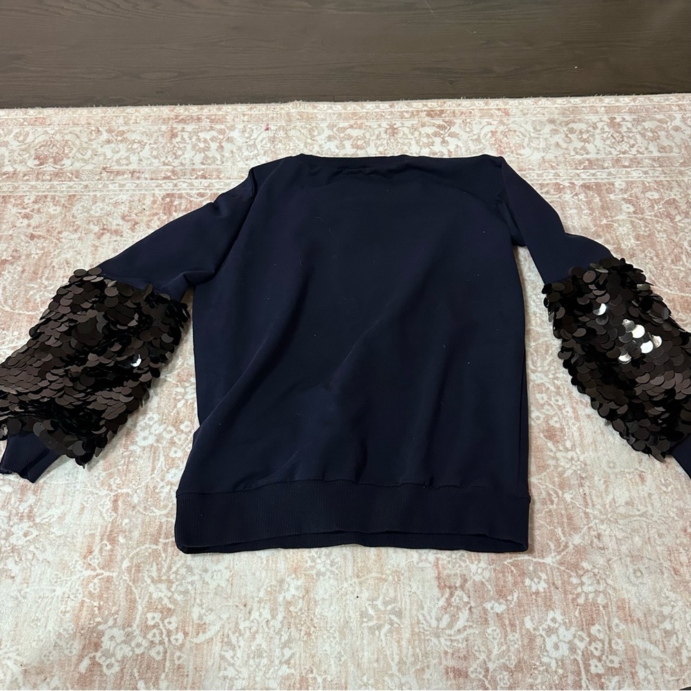 Nasty Gal Sequins Sleeve Sweatshirt - Picture 9 of 9